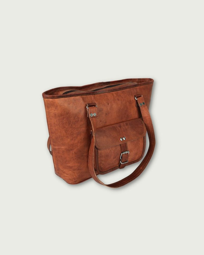 Kožená kabelka - taška z pravej kozej kože
